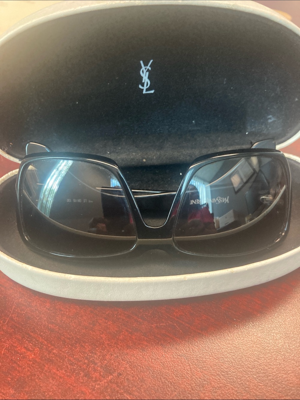 Yves Saint Laurent Black Oversized Women's Sunglasses